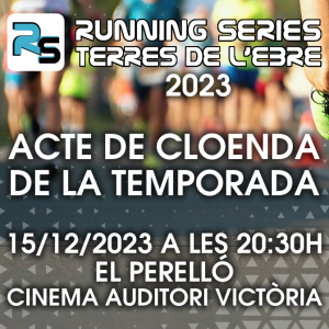 cloenda Running Series Terres de l'Ebre 2023 15/12/2023 a El Perelló
